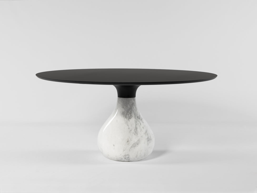 Aqua Round Dining Table Carrare Glossy Table Roche Bobois   