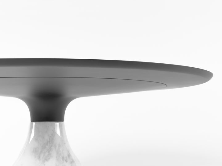 Aqua Round Dining Table Carrare Glossy Table Roche Bobois   