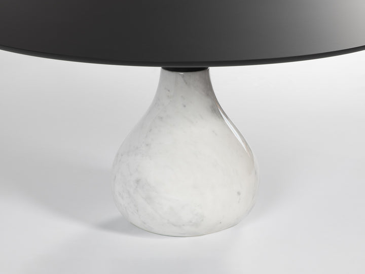 Aqua Round Dining Table Carrare Glossy Table Roche Bobois   