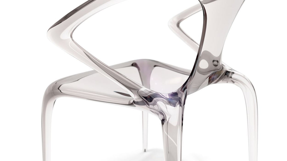 AVA Bridge Chair Crystal Kitchen & Dining Room Chairs Roche Bobois   