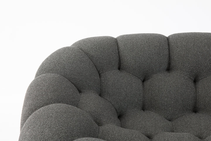 Bubble 2 Curved 3-4 Seat Sofa Orsetto Anthracite Sofas Roche Bobois   