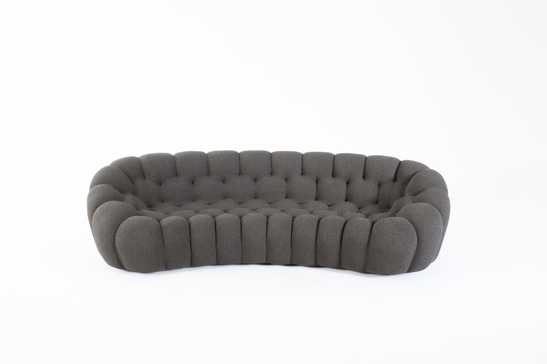 Bubble 2 Curved 5 Seat Sofa Anthracite Sofas Roche Bobois   