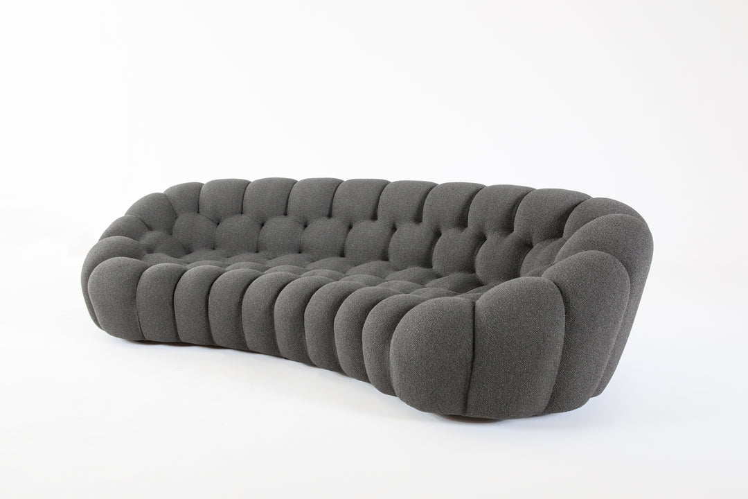 Bubble 2 Curved 5 Seat Sofa Anthracite Sofas Roche Bobois   