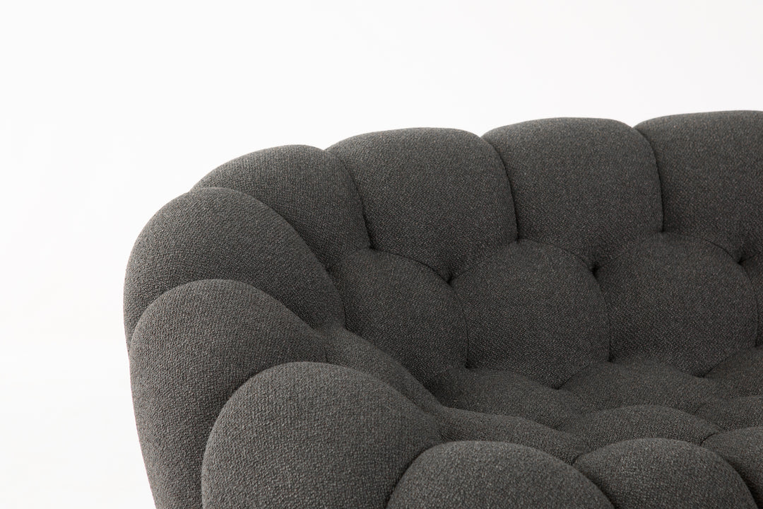 Bubble 2 Curved 5 Seat Sofa Anthracite Sofas Roche Bobois   