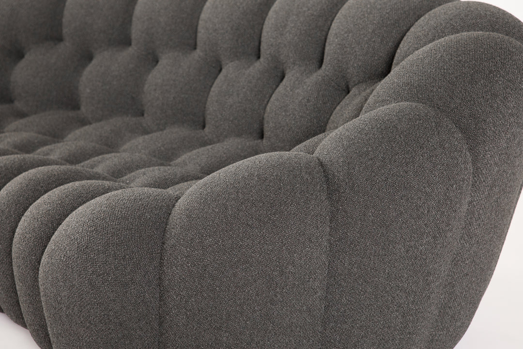 Bubble 2 Curved 5 Seat Sofa Anthracite Sofas Roche Bobois   