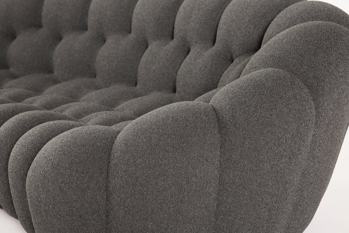 Bubble 2 Curved 5 Seat Sofa Anthracite Sofas Roche Bobois   
