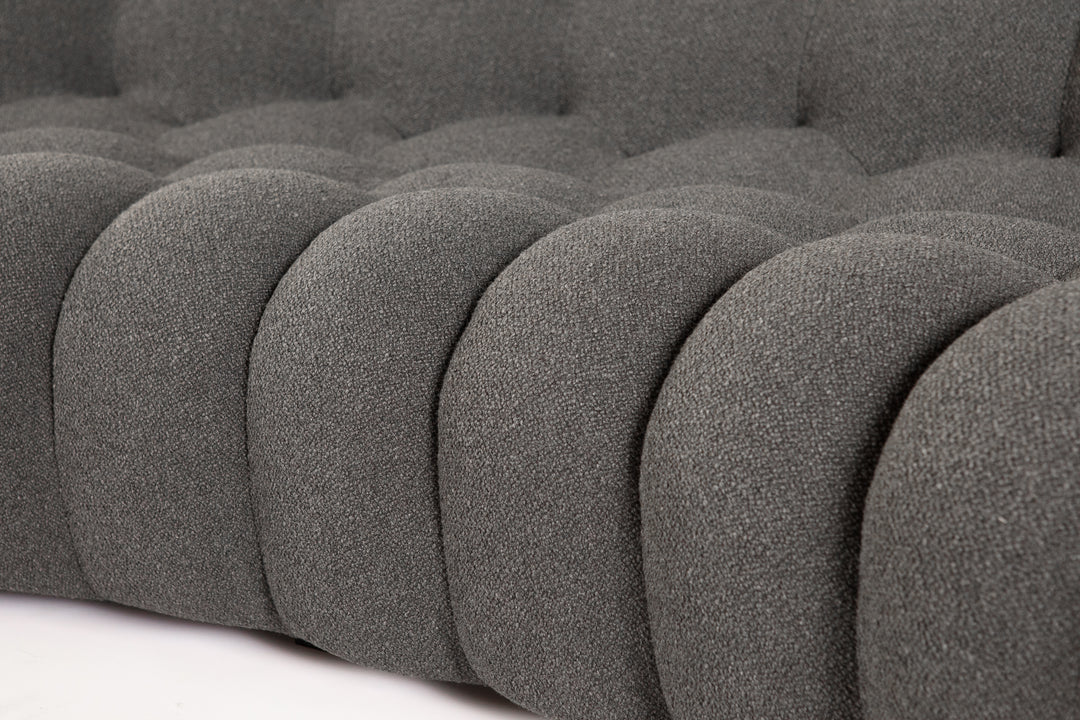 Bubble 2 Curved 5 Seat Sofa Anthracite Sofas Roche Bobois   