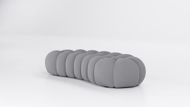 Bubble 2 Large Curved Ottoman 3D Nuvola Ottomans Roche Bobois   
