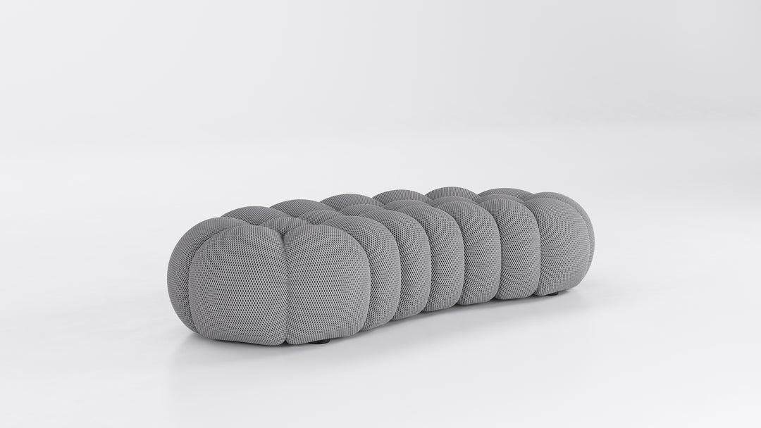 Bubble 2 Large Curved Ottoman 3D Nuvola Ottomans Roche Bobois   