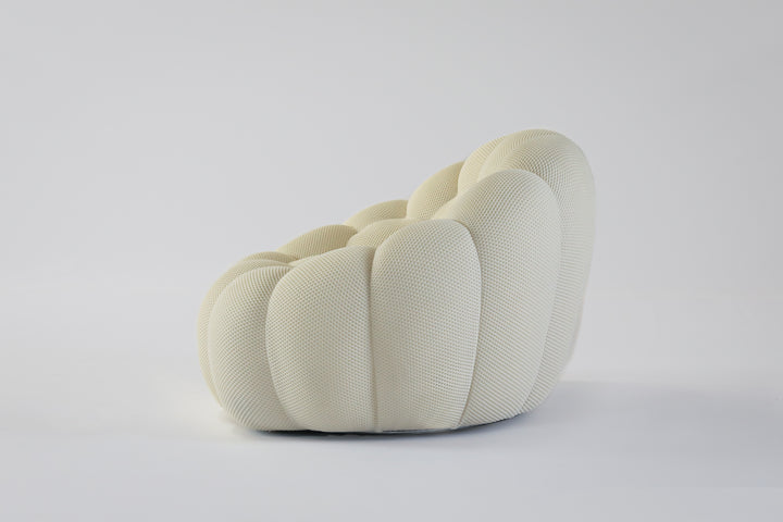 Bubble Pivoting Armchair Neve White 2D Arm Chairs, Recliners & Sleeper Chairs Roche Bobois   