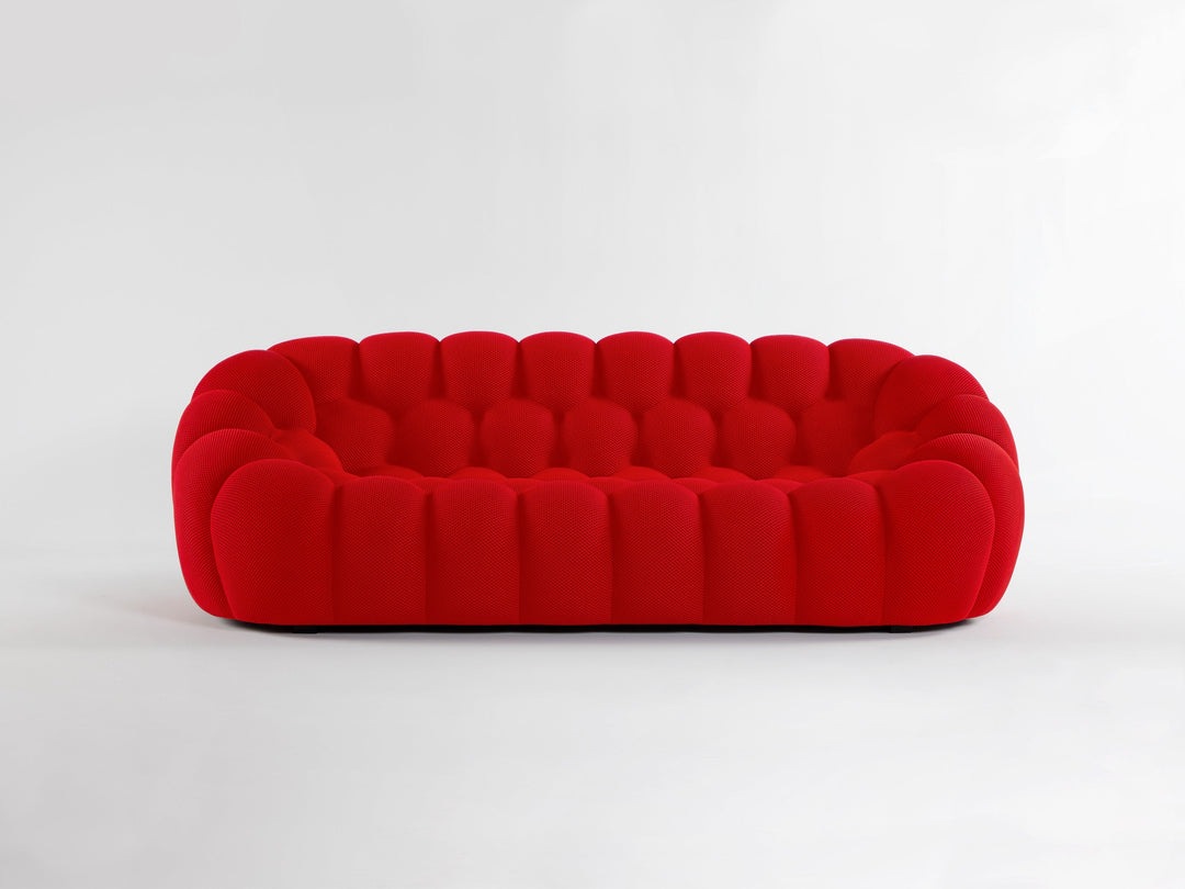 Bubble Large 3 Seat Sofa Rubis Red 2D Sofas Roche Bobois   