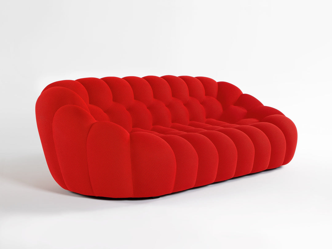 Bubble Large 3 Seat Sofa Rubis Red 2D Sofas Roche Bobois   
