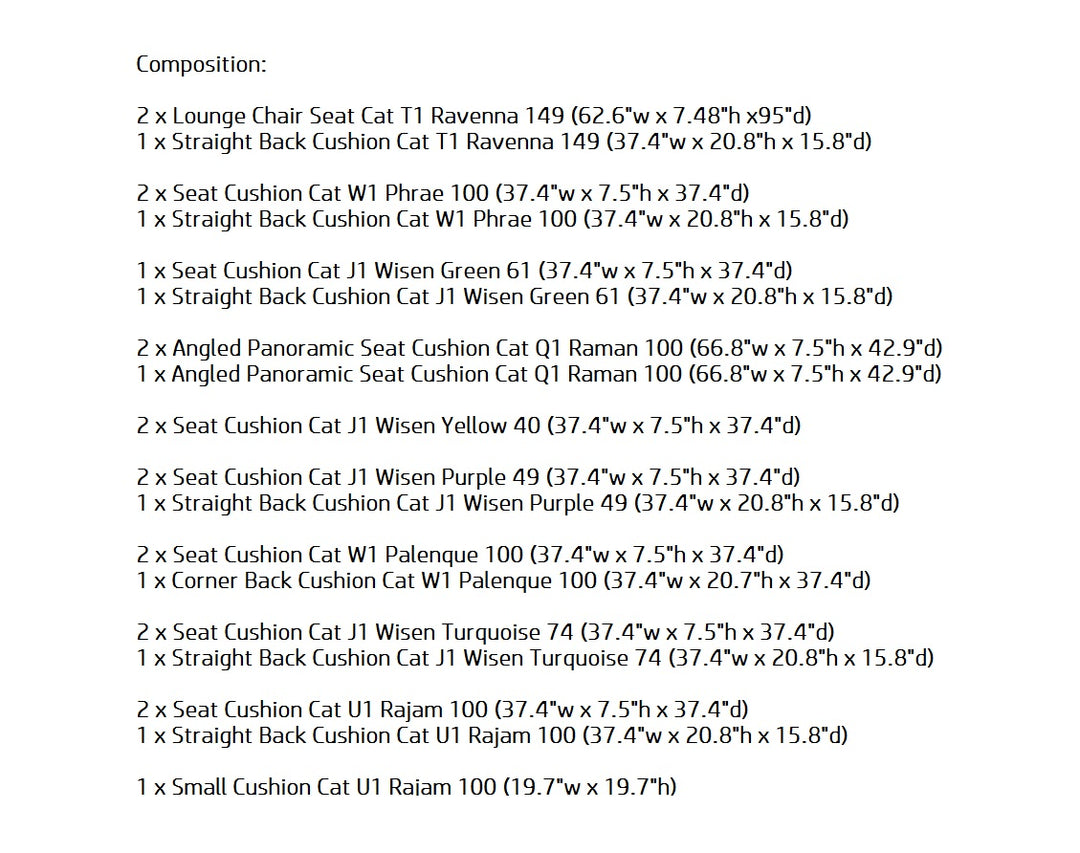 Mah Jong Composition Missoni Sofa Sectional Roche Bobois   