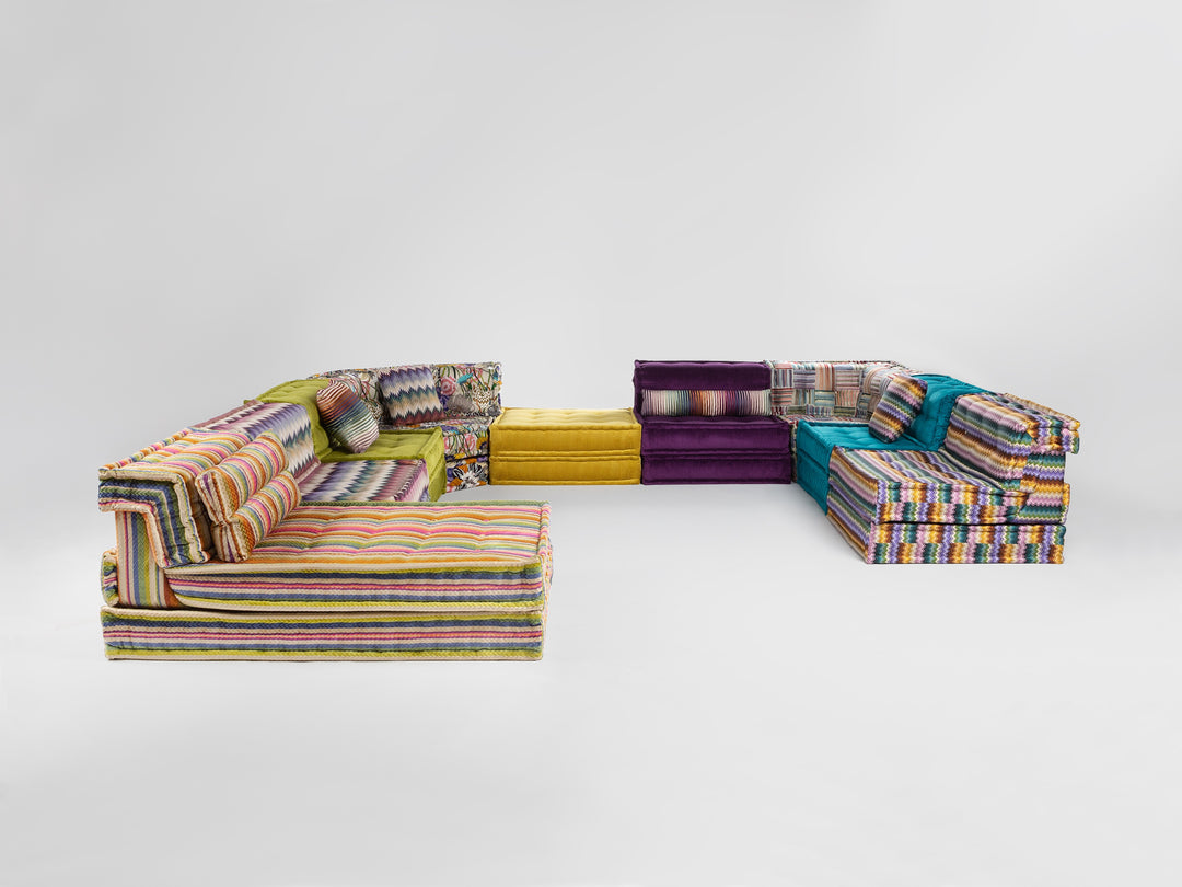 Mah Jong 9 Pcs Composition Missoni Sectional Sectional Roche Bobois   