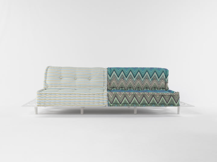 Mah Jong Kew Ikon Outdoor 2.5 Seat Sofa Outdoor Roche Bobois   