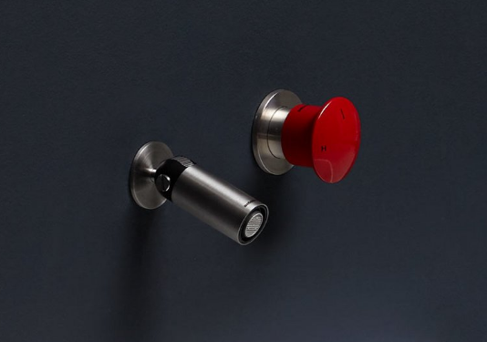 Miniazimut Dispenser Taps Taps Antonio Lupi SATIN STAINLESS STEEL  