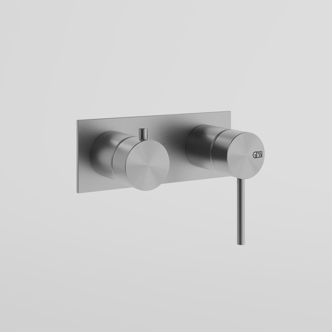 Shower316 Shower Mixer - 54079 Bathroom Accessories GESSI Steel Brushed  
