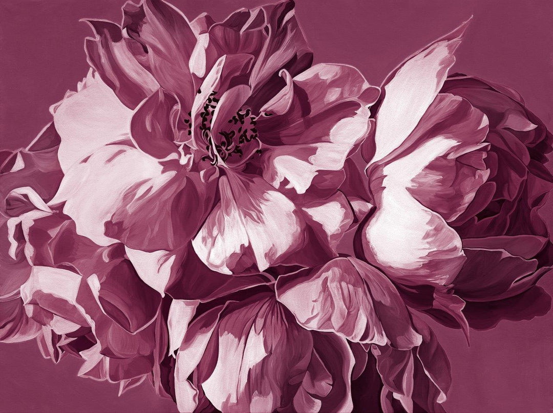 Tosca Wallpaper Wallpaper Absoluta Prime Burgundy 