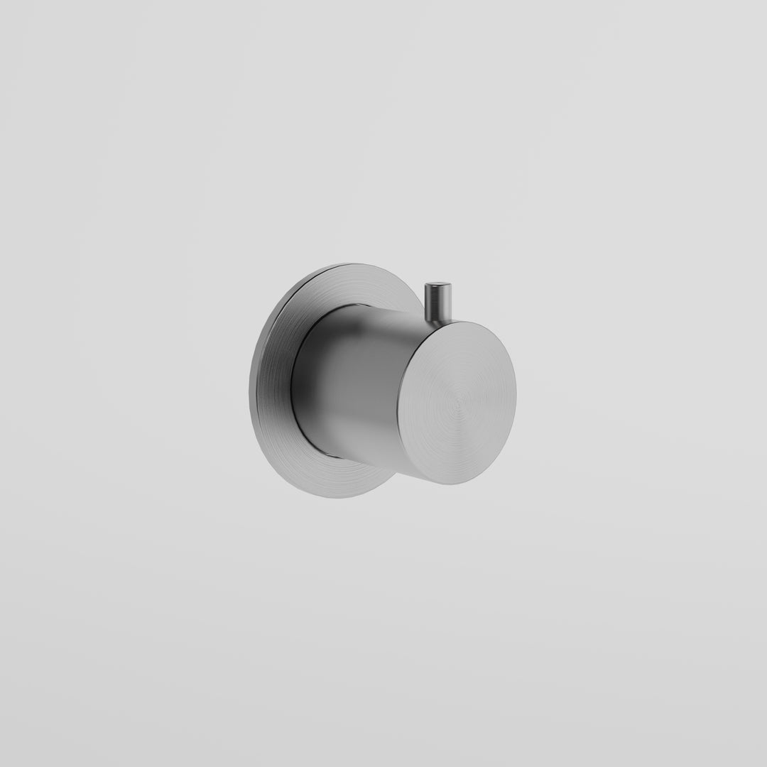 Thermostatic Volume Control Trim - 54564 Shower Controls GESSI Steel Brushed  