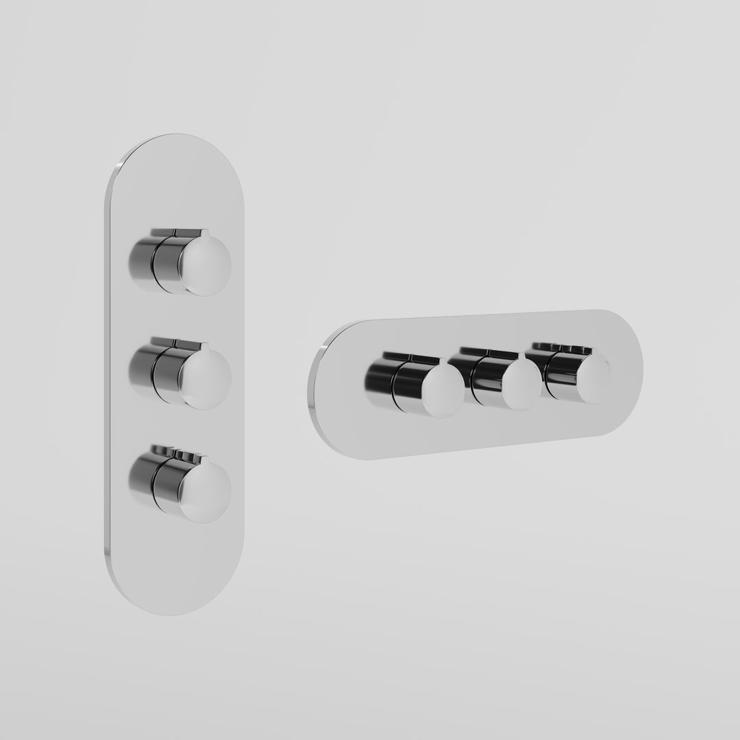Tondo Wellness Thermostatic Shower Mixer Showers GESSI Cromo  