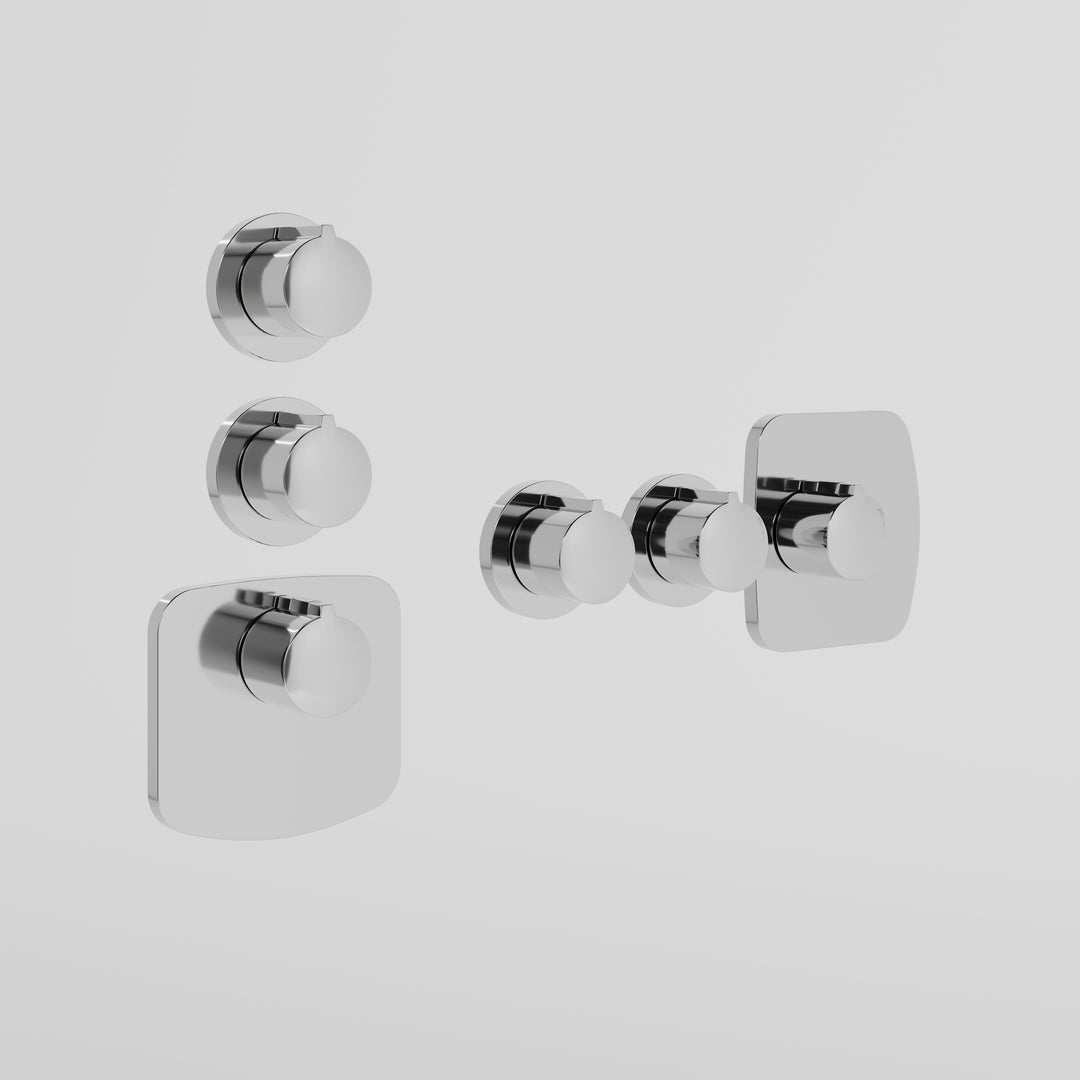 Tondo Wellness Thermostatic Shower Mixer Showers GESSI Cromo  