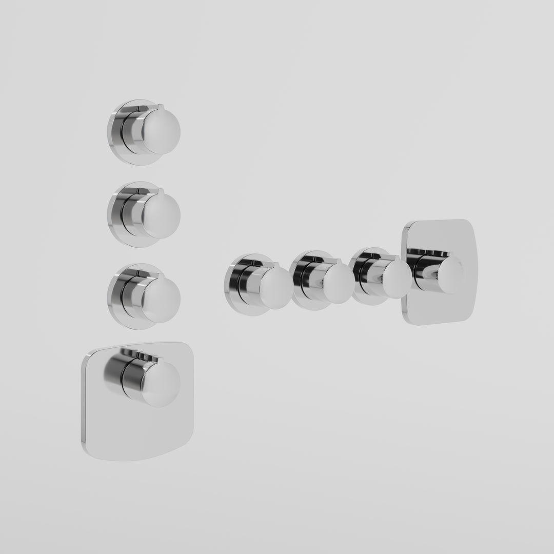 Tondo Wellness Thermostatic Shower Mixer Showers GESSI Cromo  