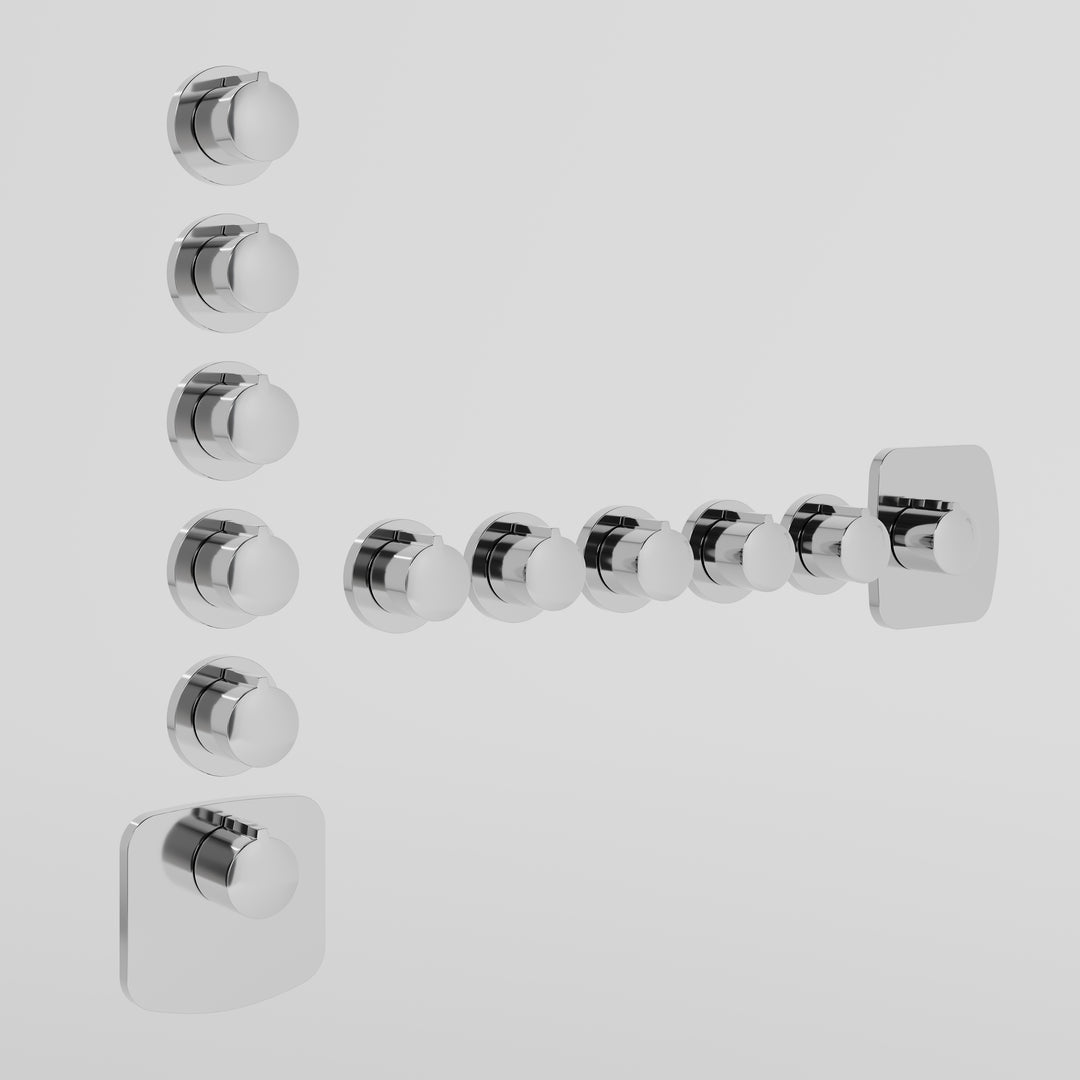 Tondo Wellness Thermostatic Shower Mixer Showers GESSI Cromo  