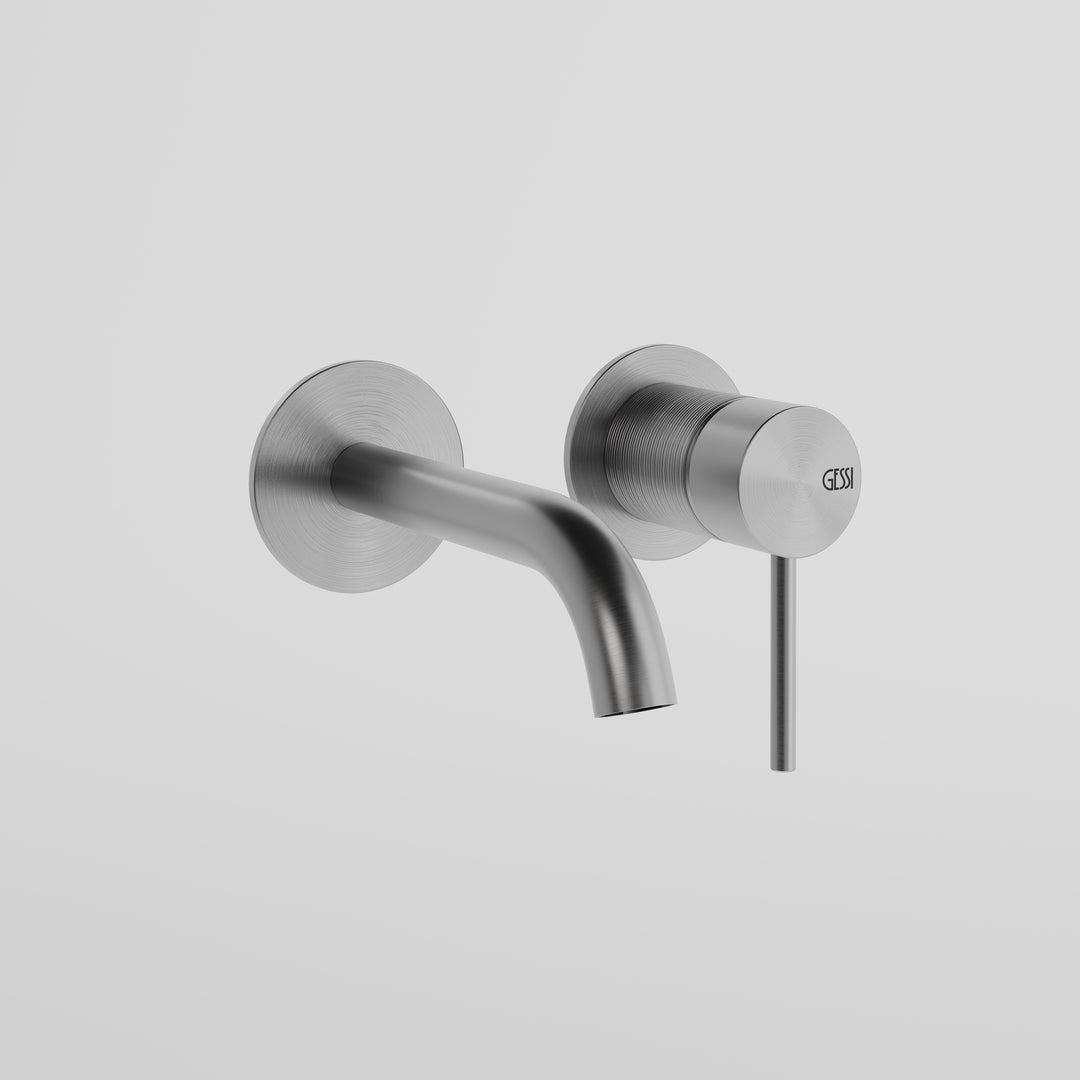 Trame Basin Mixer - 54383 Bathroom Accessories GESSI Steel Brushed  