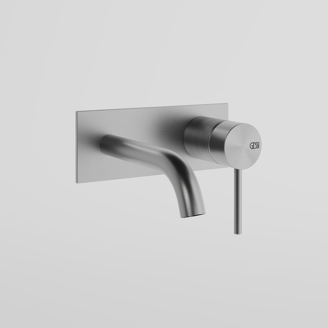Trame Basin Mixer - 54384 Bathroom Accessories GESSI Steel Brushed  