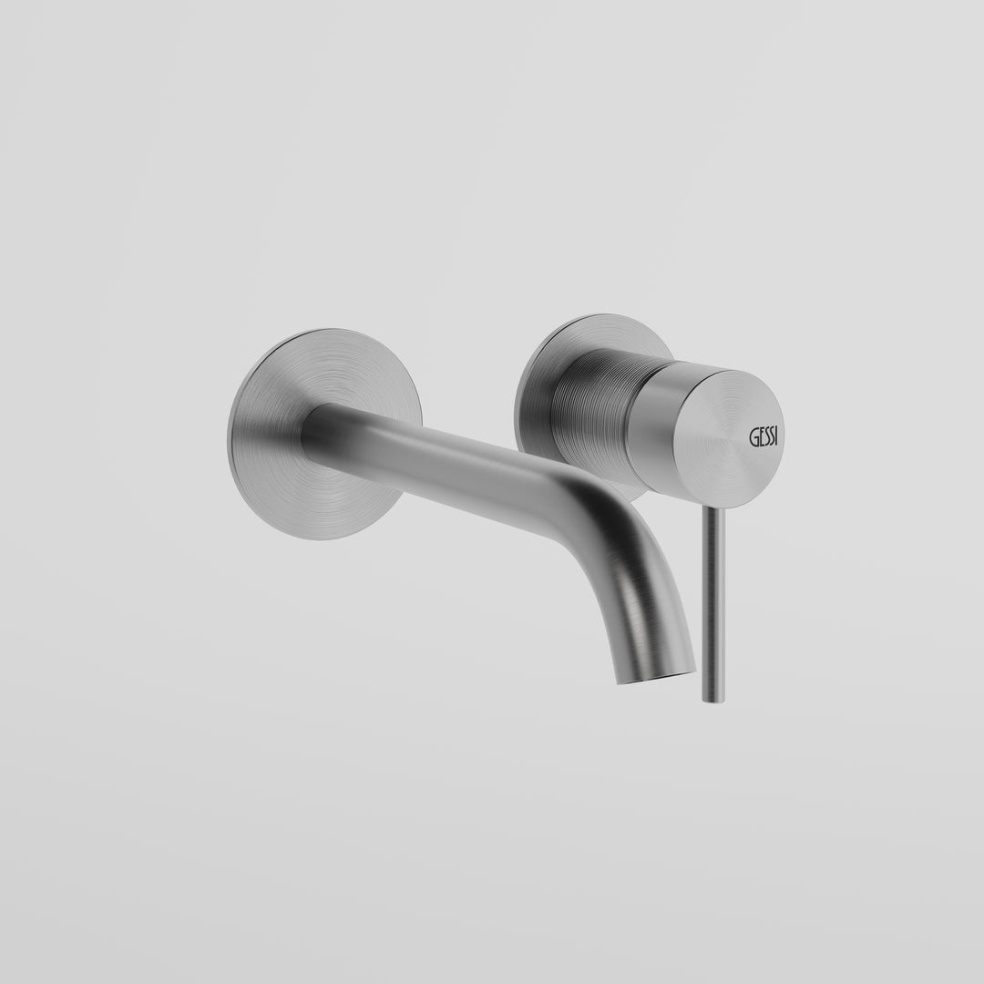 Trame Basin Mixer - 54389 Bathroom Accessories GESSI Steel Brushed  