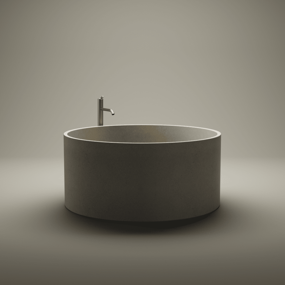 In-Out Cemento Tub Bathtubs Agape   