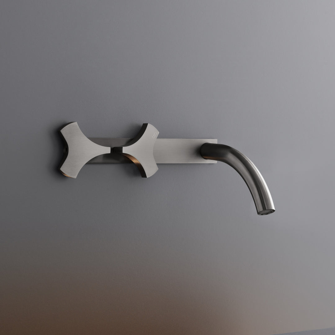 Ziqq Taps For Washbasin / Bidet - Wall-mounted Dual Handle Taps ZIQ01 Bathroom CEA   