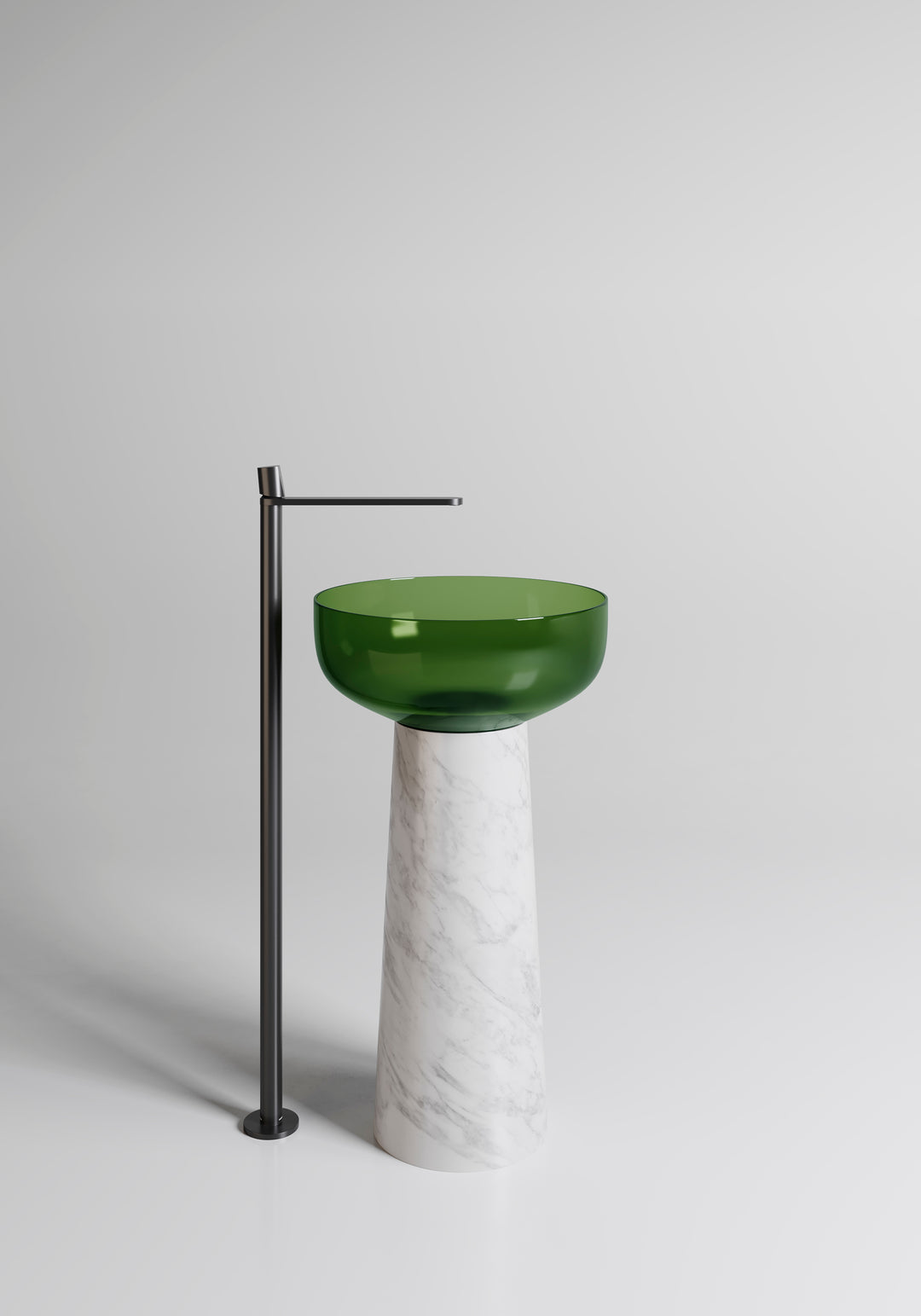 Albume Marble Pedestal Sink White Marble Sinks Antonio Lupi Bottiglia  