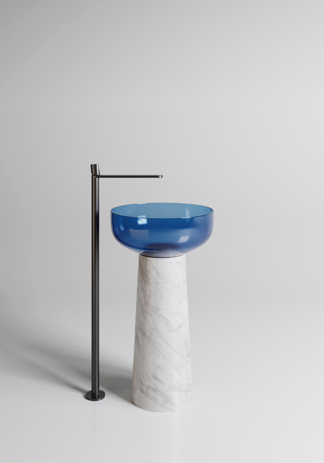 Albume Marble Pedestal Sink White Marble Sinks Antonio Lupi Cobalto  