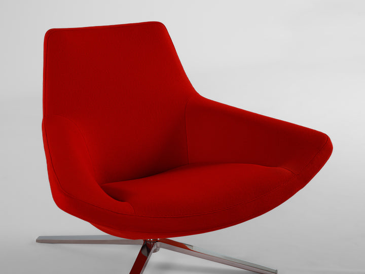 Metropolitan Swivel Low Back Armchair Arm Chairs, Recliners & Sleeper Chairs B&B Italia   