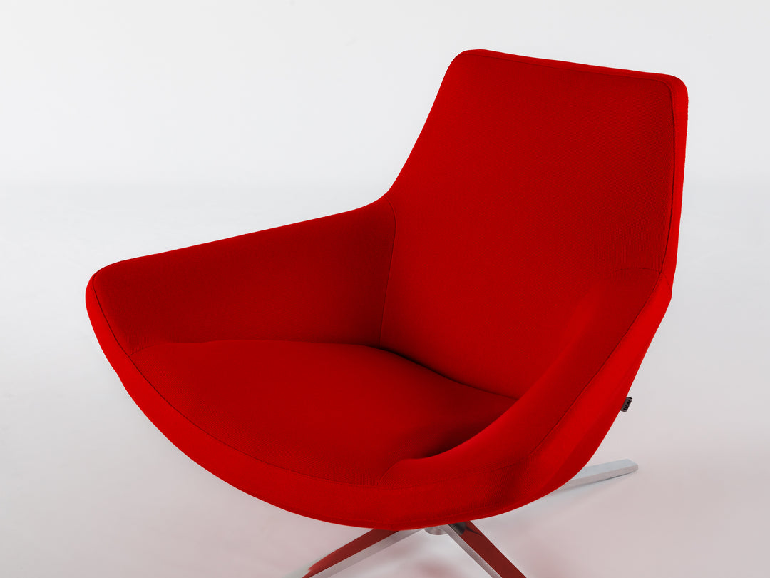 Metropolitan Swivel Low Back Armchair Arm Chairs, Recliners & Sleeper Chairs B&B Italia   