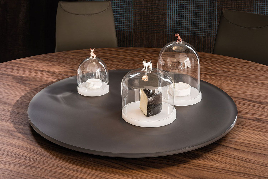 Lazy Susan by Cattelan Italia Coffee Table Cattelan Italia Ø30¾" Round Matte Colosseo Ceramic