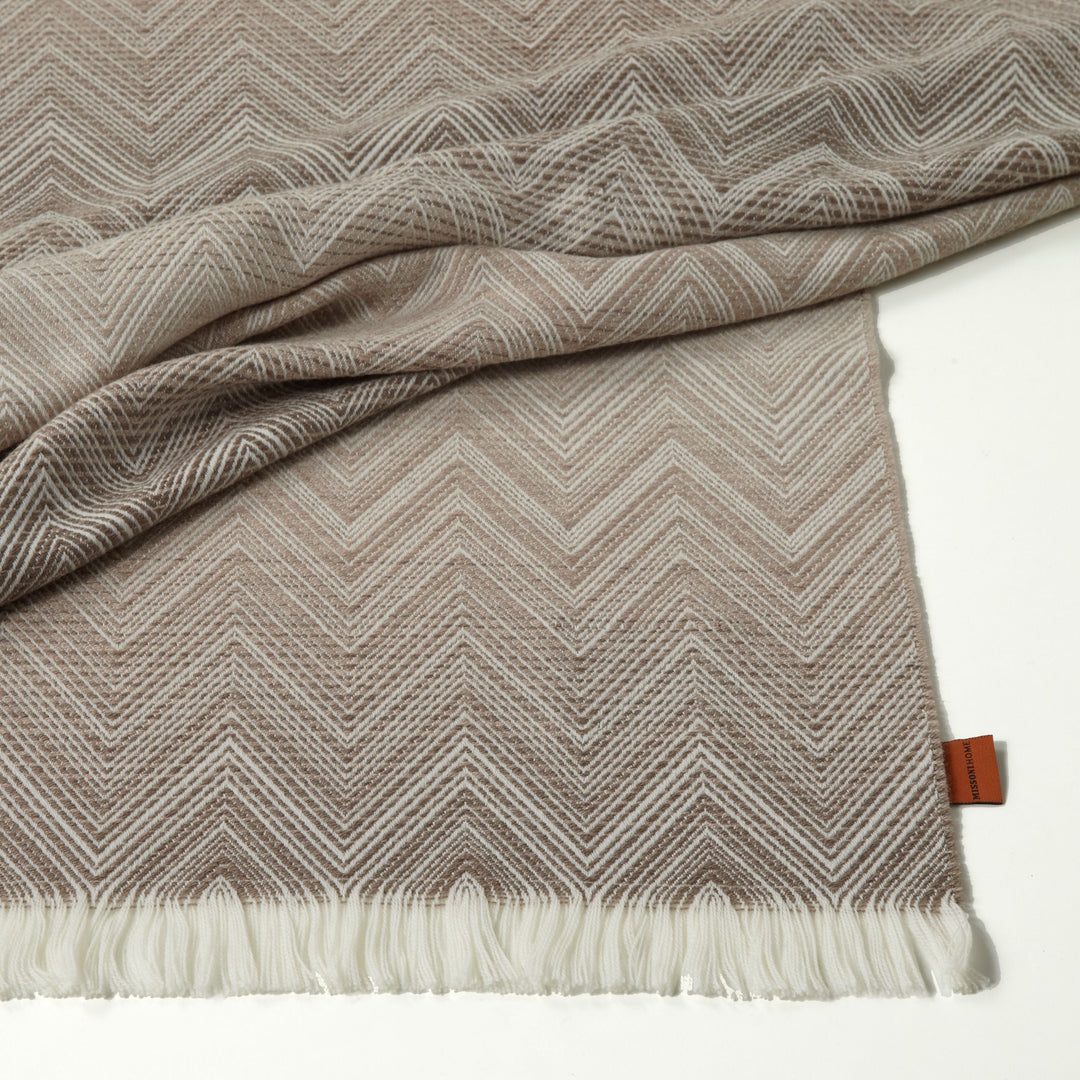 Timmy Throw Beige Blankets Missoni Home   