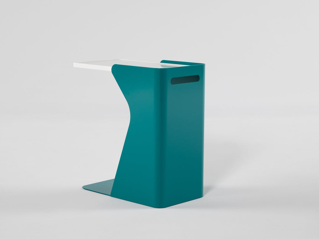 Doc Outdoor End Table Teal Outdoor Tables Roche Bobois   