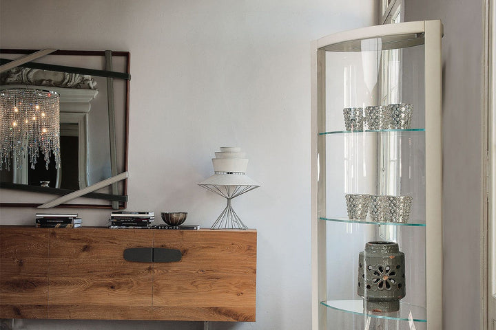 Saba Swiveling Curio China Cabinets & Hutches Cattelan Italia   