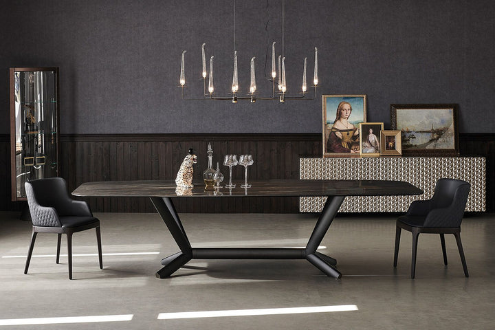 Saba Swiveling Curio China Cabinets & Hutches Cattelan Italia   