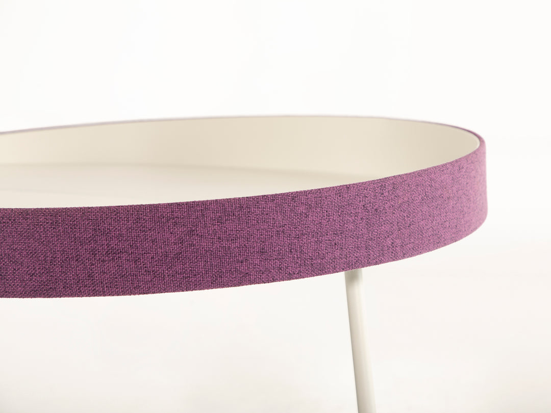 Coin End Table Purple Table Roche Bobois   