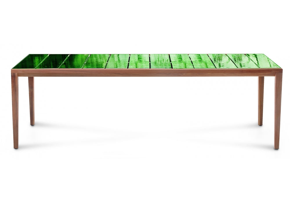 Teka Outdoor Dining Table Outdoor Roda Glazed Top  