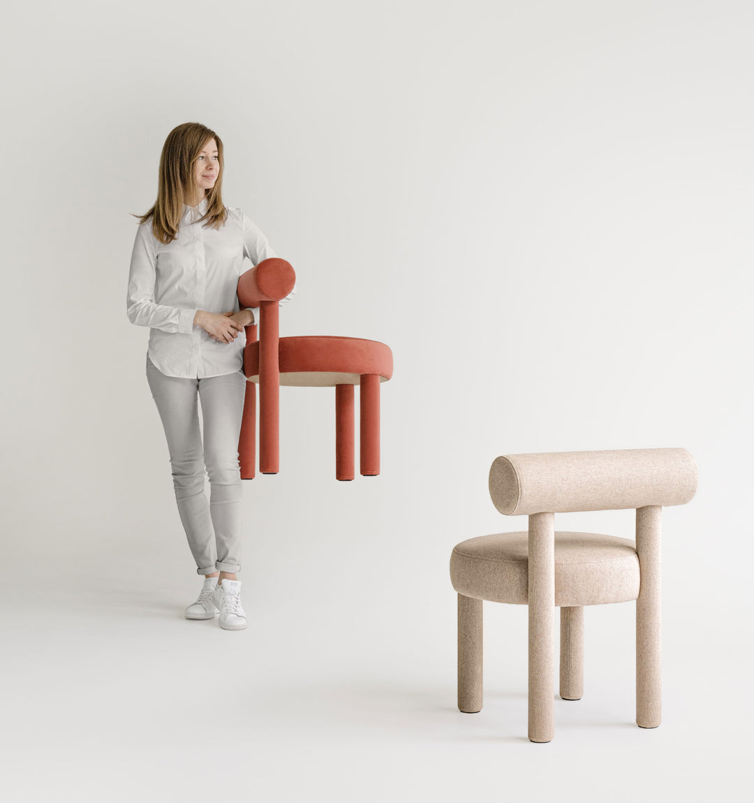 Chair Gropius CS1 Wool Calico 29 Chair Noom   